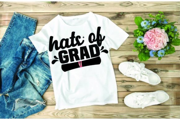 Graduation SVG Design: Hats of Grad Graphics for T-Shirt Designs