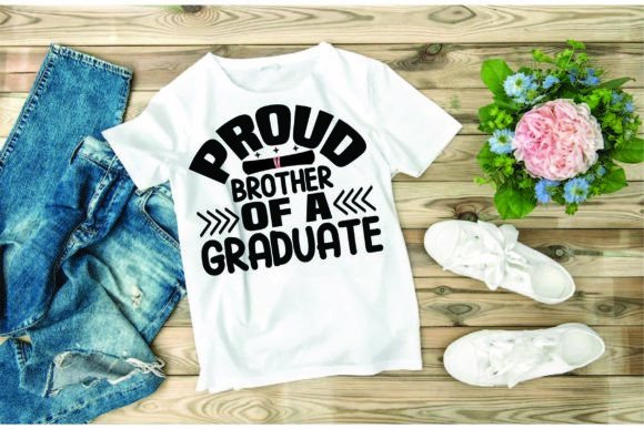 Graduation SVG Design: Proud Brother Graphics for T-Shirt Designs
