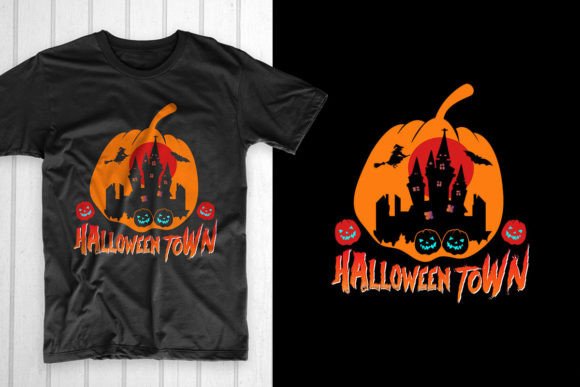 Halloween Town Halloween Season Graphics & T-Shirt Designs