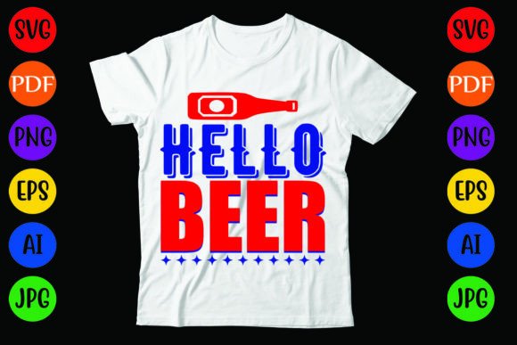 Hello Beer: Graphics & T-Shirt Designs for Local Brands