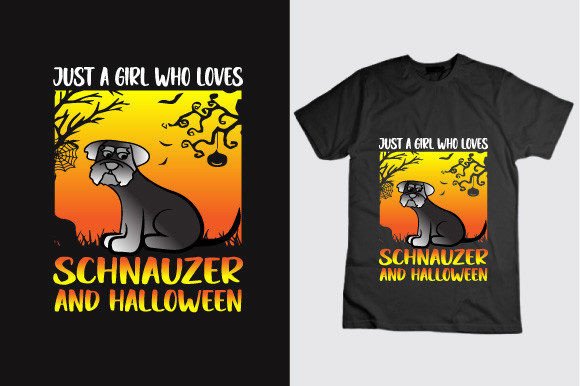 Love Schnauzer & Halloween T-Shirt Graphics