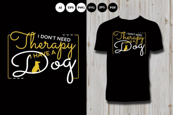Lovely Dog Typography T-Shirt Graphics