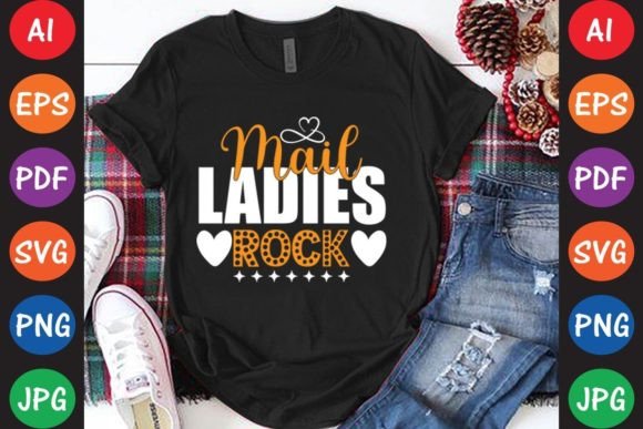 Mail Ladies Rock: Graphics & T-Shirt Designs for Local Branding