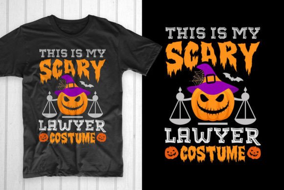 This Is My Scary Lawyer Costume: Graphics & T-Shirt Designs