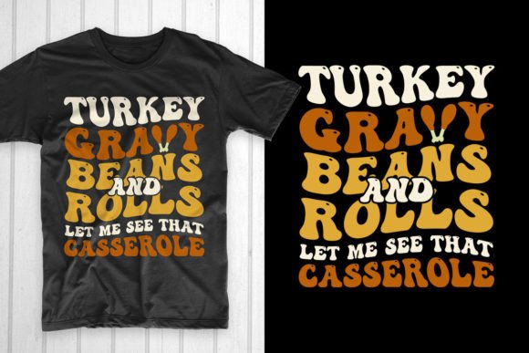 Turkey Gravy Beans and Rolls Graphics