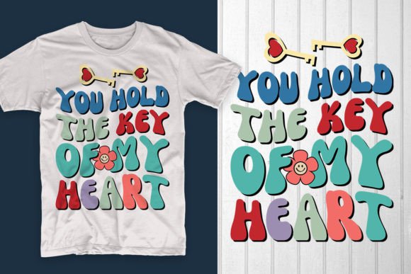 You Hold the Key of My Heart: Graphics & T-Shirt Designs